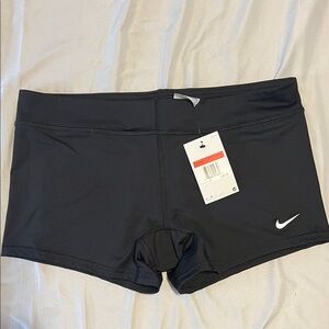 Nike Black Women's Bike Shorts with Swoosh
